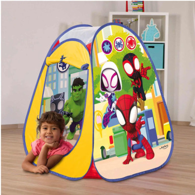 imagen 1 de tienda de campaña infantil spiderman 75x75x90cm