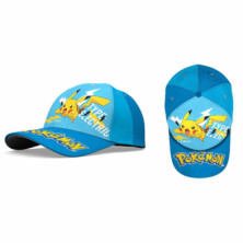 Imagen gorra pokemon azul talla 52