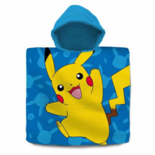 PONCHO ALGODÓN POKEMON PIKACHU