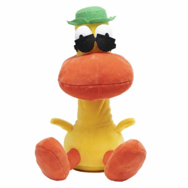 Pato bail n pocoyo peluche musical hipergol