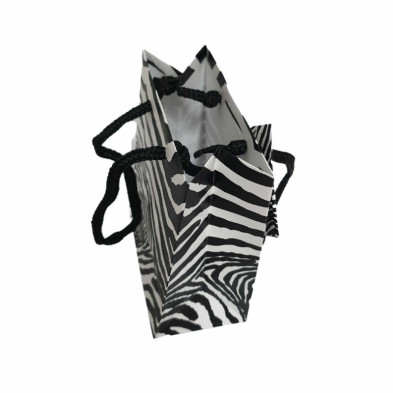 imagen 4 de bolsa lux l zebra 11x6x13