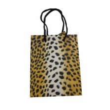 imagen 1 de bolsa lux l leopardo 13x11x6 cm