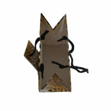 imagen 3 de bolsa lux l leopardo 13x11x6 cm