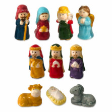 FIGURAS DE BELEN CERAMICA 3-3,5CM 100 UNIDADES