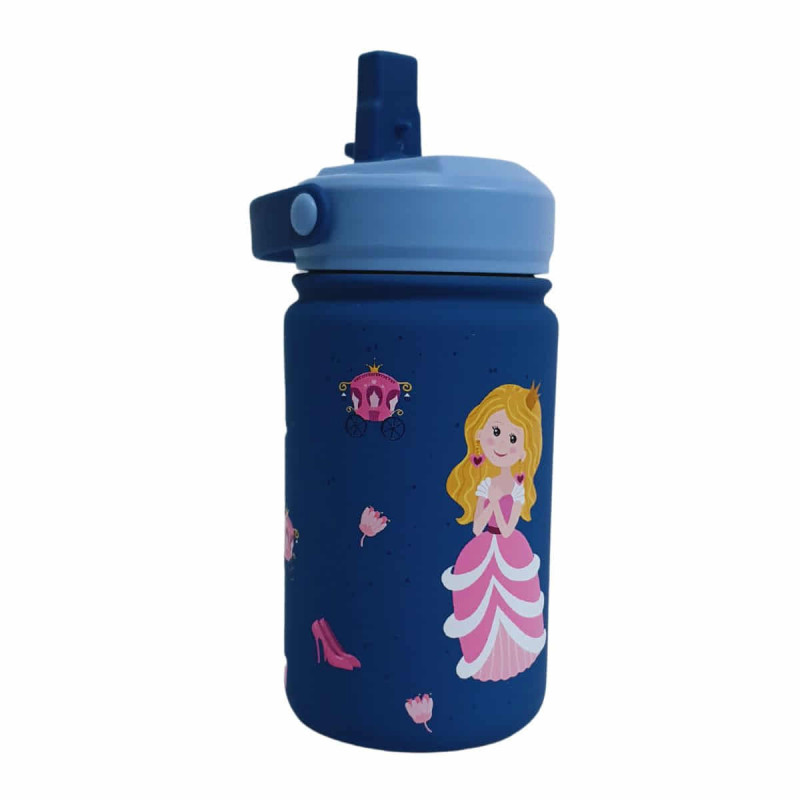 Homely Botella Rosa Botella acero inoxidable 330ml princesa rosa - hipergol.com