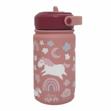 Imagen botella acero inoxidable 330ml make up fantasía