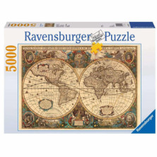 Imagen puzzle ravensburger mapamundo histórico 5000 pieza