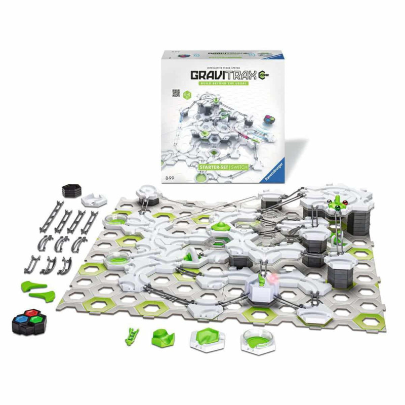 Ravensburger GraviTrax Power Extension Interaction - Set Di Espansione Con Telecomando 2,4 GHz Per Pista Di Biglie