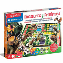 Imagen juego educativo dinosaurios y prehistoria clemento