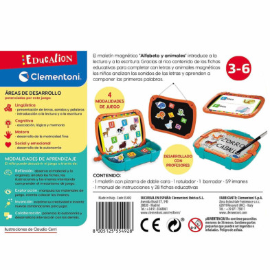 imagen 2 de juego educativo maletín magnético alfabeto