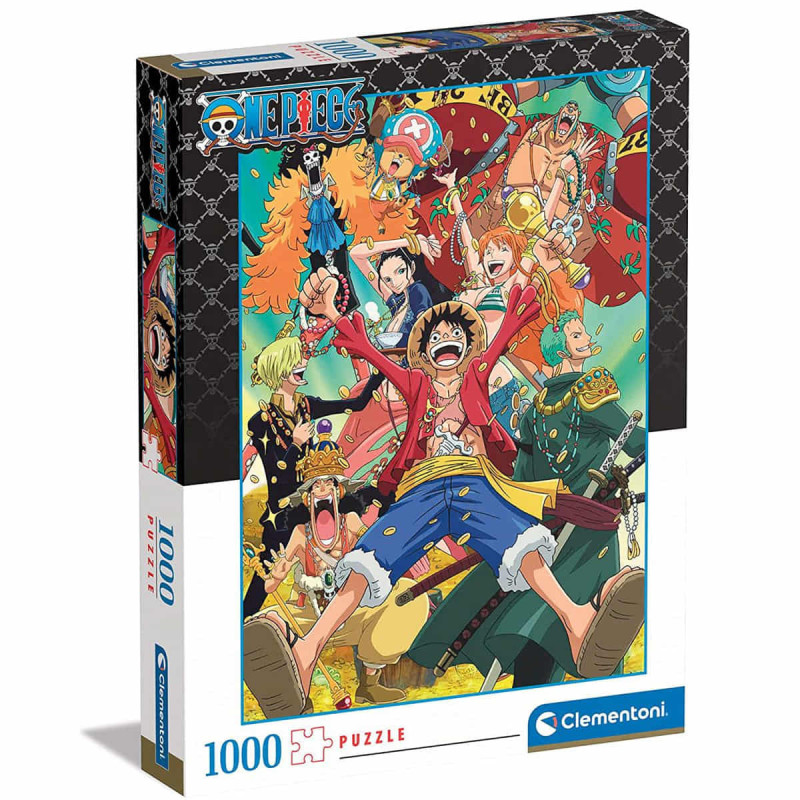 Puzzle One Piece 1000 Piezas Aventuras Épicas y Desafíos Clementoni