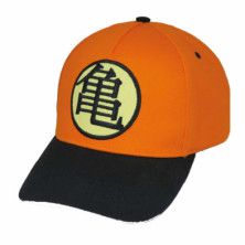 imagen 2 de gorra beisbol naranja logo dragon ball adulto