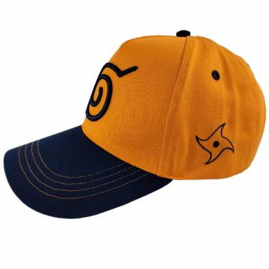 imagen 2 de gorra naruto beisbol logo naranja/azul adulto