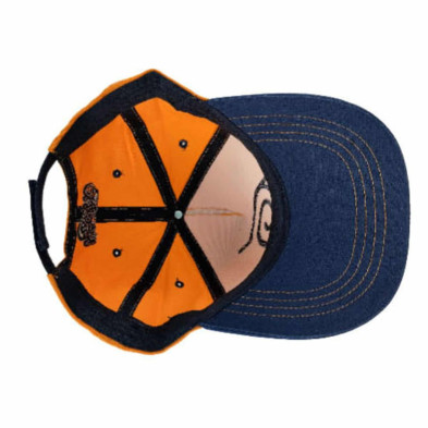 imagen 3 de gorra naruto beisbol logo naranja/azul adulto