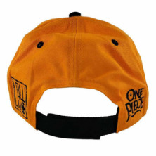 imagen 2 de gorra one piece beisbol logo naranja/negro adulto