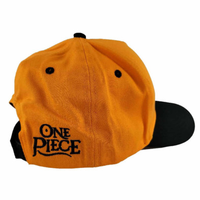 imagen 3 de gorra one piece beisbol logo naranja/negro adulto