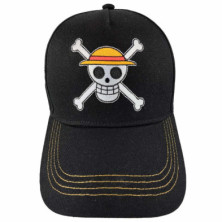 GORRA ONE PIECE BEISBOL SKULL NEGRO ADULTO