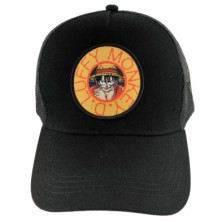 Imagen gorra one piece trucker luffy negro adulto