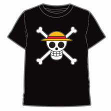 CAMISETA ONE PIECE SKULL NEGRO