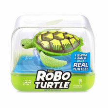 Imagen tortuga robótica robofish verde