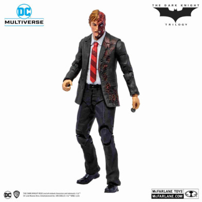 imagen 1 de figura mcfarlane dos caras caballero oscuro batman