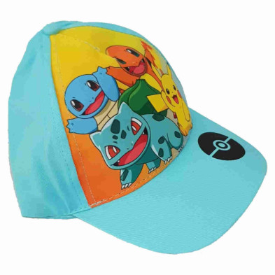 imagen 1 de gorra pokemon color azul talla 52