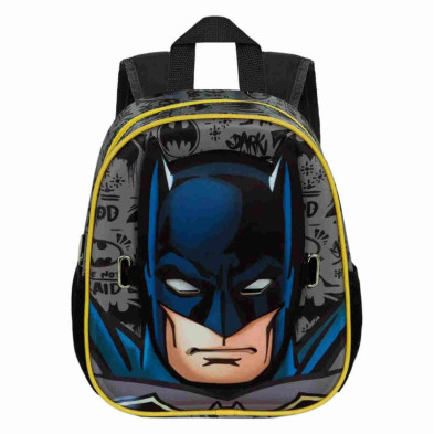 imagen 1 de mochila escolar batman con relieve en 3d