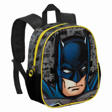 imagen 2 de mochila escolar batman con relieve en 3d