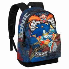 imagen 2 de mochila escolar urbana sonic the hedgehog