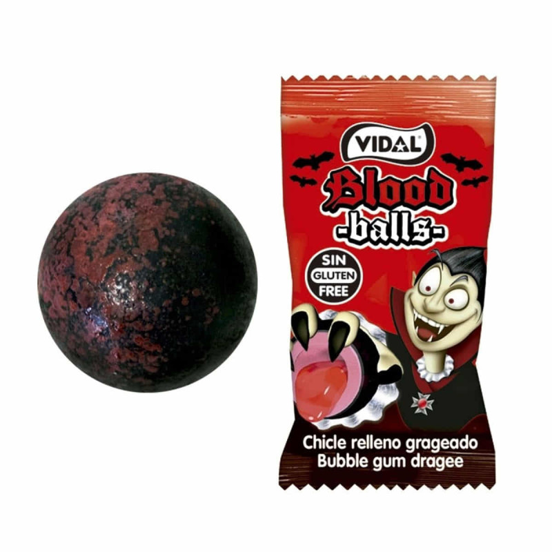 Imagen chicle blood ball estuche 200 unidades Imagen chicle blood ball estuche 200 unidades