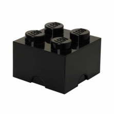 Imagen caja lego ladrillo negro 25x25x18cm drawer 4