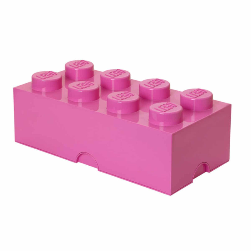 Caja lego ladrillo rosa 50x25x18cm drawer 8 - hipergol.com