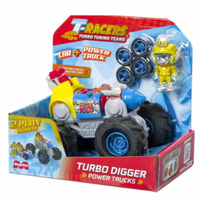 imagen 1 de t-racers power trucks turbo digger