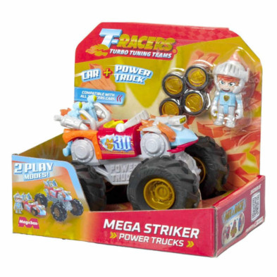 imagen 1 de t-racers power trucks mega striker