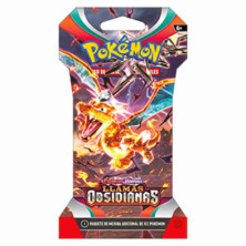 JCC POKÉMON BLISTER CON 10 CARTAS LLAMAS OBSIDIANAS