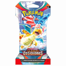 imagen 1 de jcc pokémon blister con 10 cartas llamas obsidiana