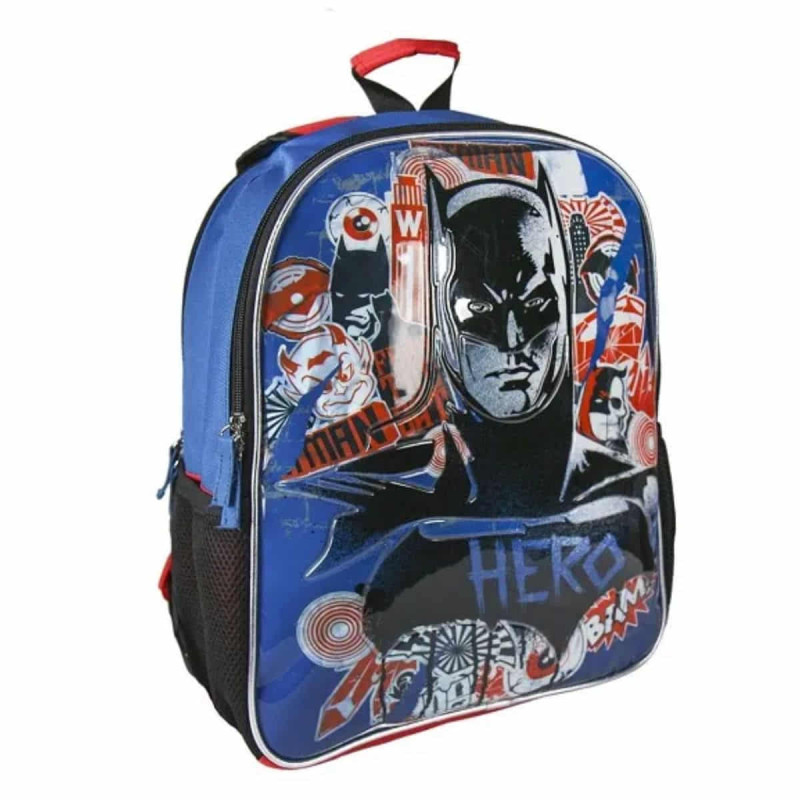MOCHILA REVERSIBLE BATMAN vs SUPERMAN