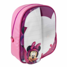 MOCHILA ESCOLAR MINNIE MOUSE 31CM zona dibujo
