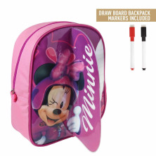 MOCHILA ESCOLAR MINNIE MOUSE 31CM rotuladores