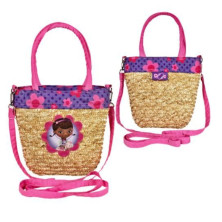 BOLSO CAPAZO NATURAL DRA JUGUETES ambas caras