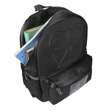 MOCHILA ESCOLAR DARTH VADER STAR WARS 41CM libros