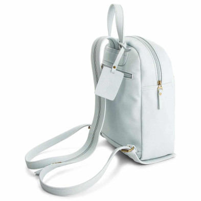 MOCHILA 28CM PJL OLIVIA AZUL lateral