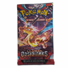 Imagen juego cartas coleccionable pokémon llamas obsidian