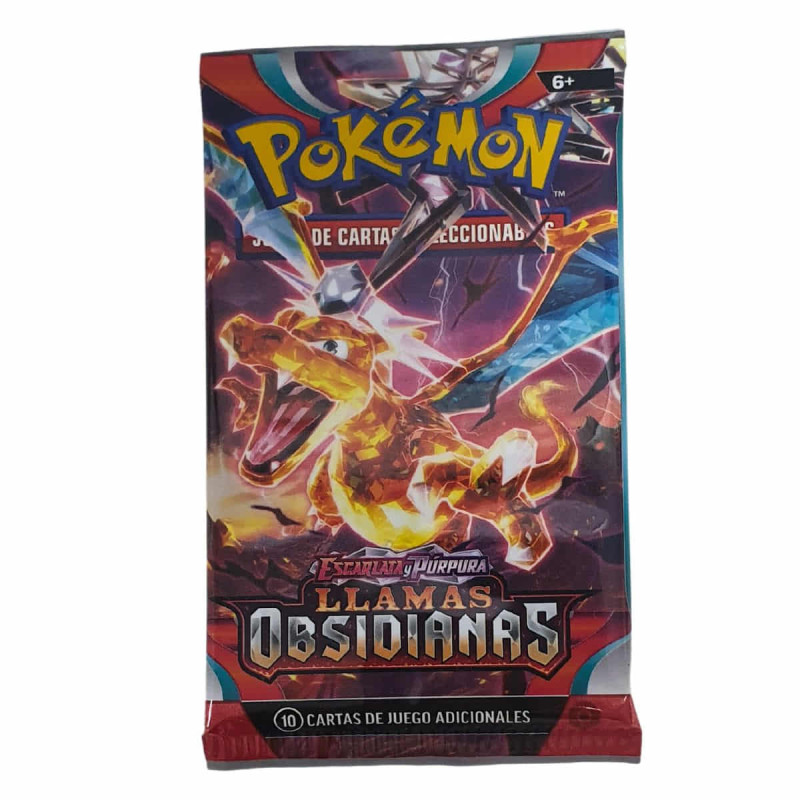 Imagen juego cartas coleccionable pokémon llamas obsidian