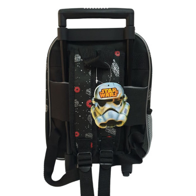 MOCHILA CARRO FIJO STAR WARS 28CM trasera