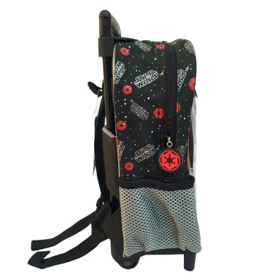 MOCHILA CARRO FIJO STAR WARS 28CM lateral bolsillo