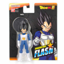 FIGURA DE VEGETA DE DRAGON BALL DE LA GAMA FLASH DE 7CM DE BANDAI