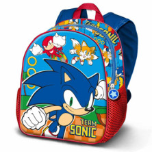 MOCHILA ESCOLAR SONIC 39CM