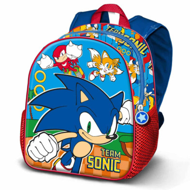 Imagen mochila escolar sonic 39cm Imagen mochila escolar sonic 39cm