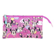 ESTUCHE PORTATODO MINNIE MOUSE TRIPLE TRASERA